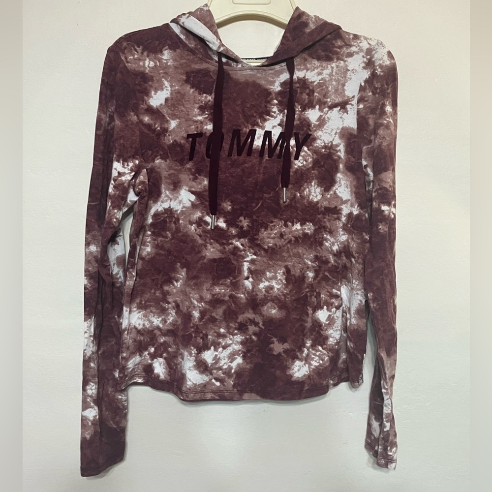 Tommy Hilfiger Sport Tie Dye hooded tshirt XS